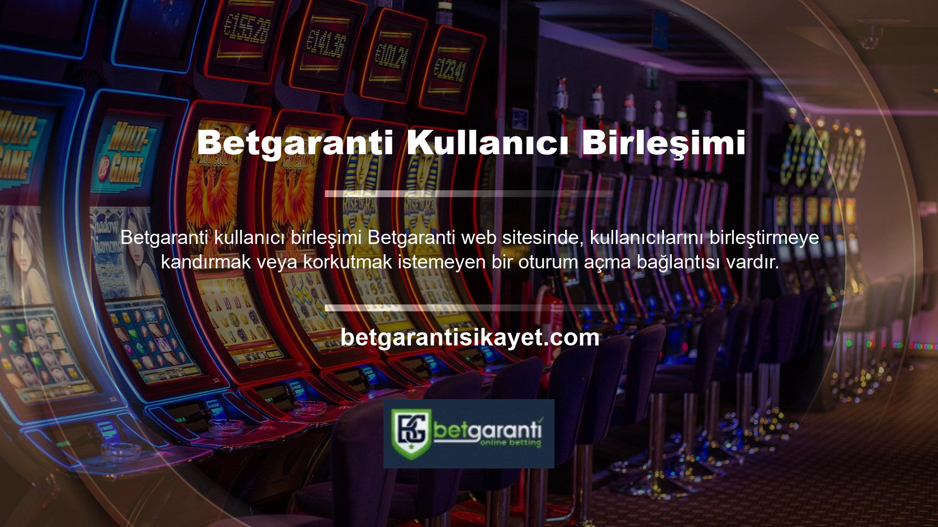 Şirketin casinoya ve bahis meraklılarına olan tek koşulunun, en az 18 yaşında olduğunuz ve Betgaranti üyelik durumunuzdaki risk birimlerinin şehirdeki yatırım veya geri çekilme işlemlerini talep edebileceğini hatırlamakta fayda var
